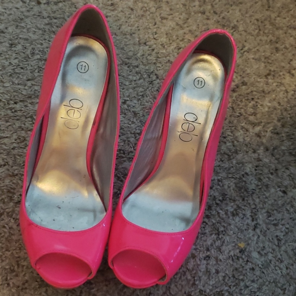 Hot pink heels